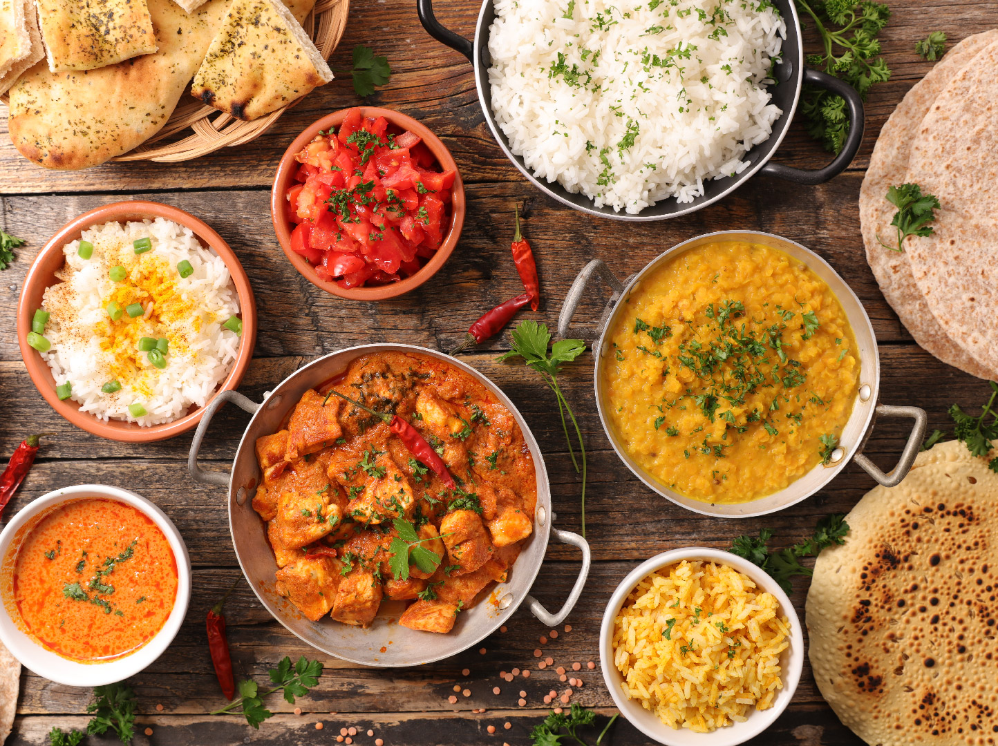 Millennium Tandoori dishes Indian Food